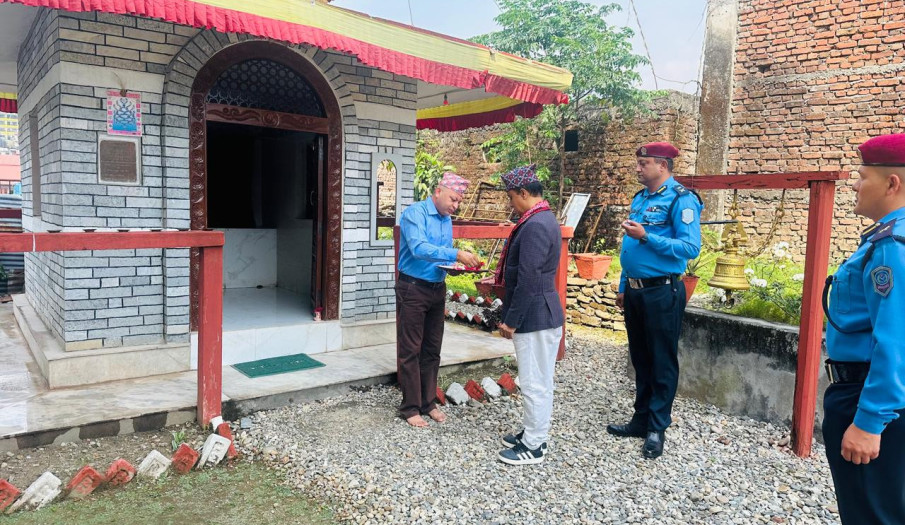 प्नमुख जिल्ला अधिकारी श्री कृष्ण प्रसाद खनालज्यूबाट गरिएको अनुगमन तथा निरीक्षण, २०८२